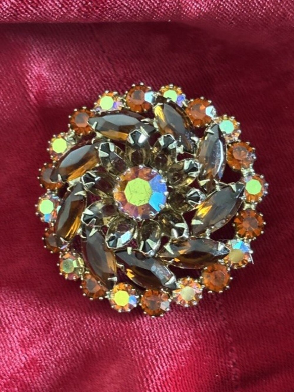 Large Iridescent Brooch